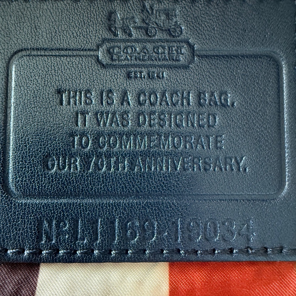 COACH LEGACY WILLIS 70th ANNIVERSARY SIGNATURE CROSSBODY #19034, VGUC - Picture 3 of 16